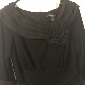 Classic black dress, size 14, worn only once.